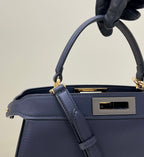 FENDI Peekaboo ISeeU Accordion Leather Handbag