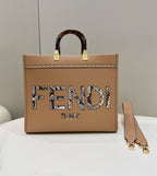 FENDI Sunshine Leather Tote
