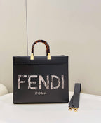 FENDI Sunshine Leather Tote