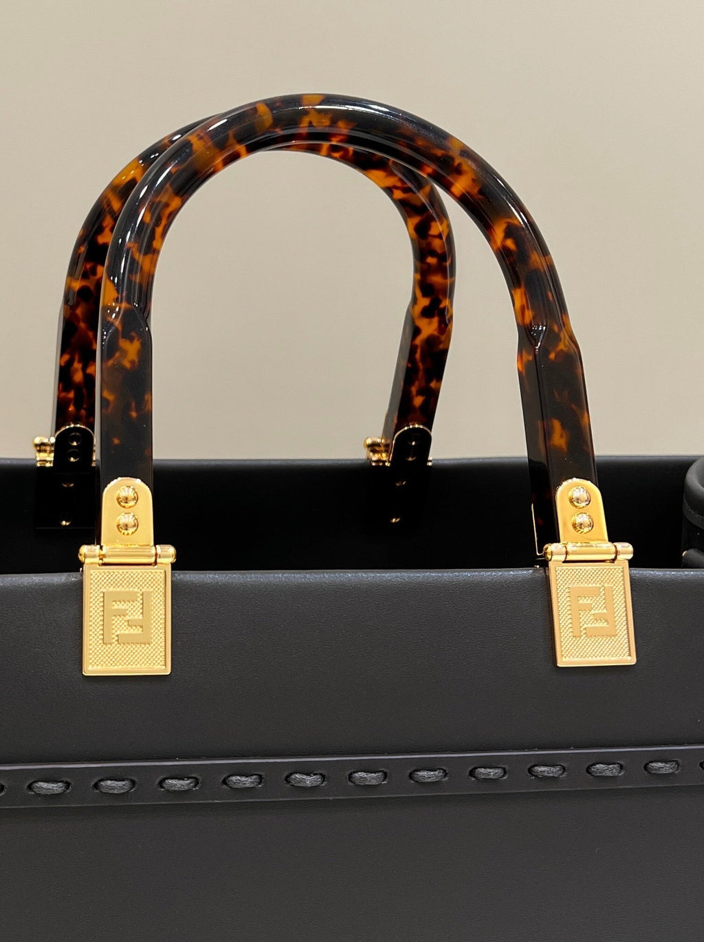 FENDI Sunshine Leather Tote