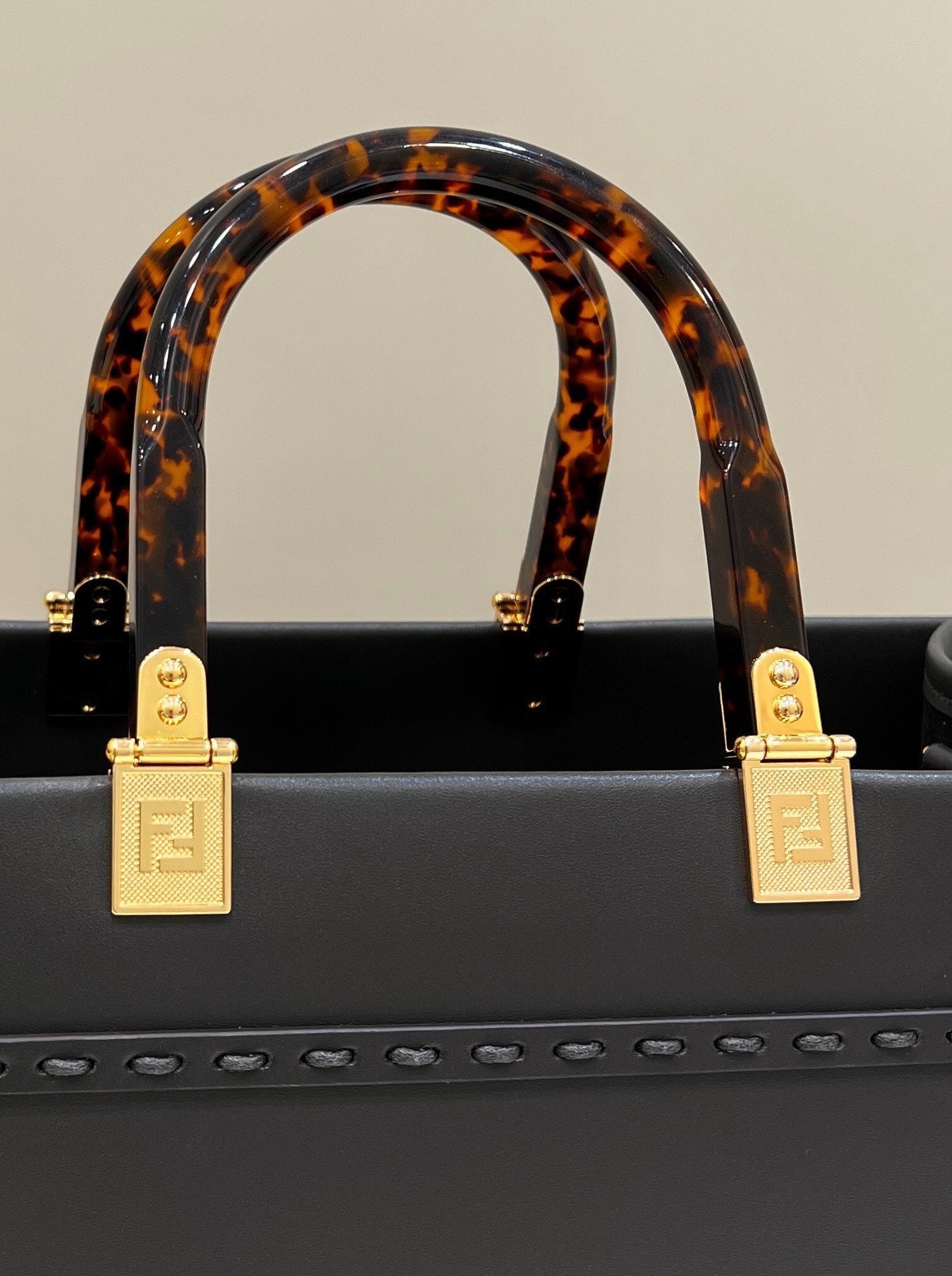 FENDI Sunshine Leather Tote