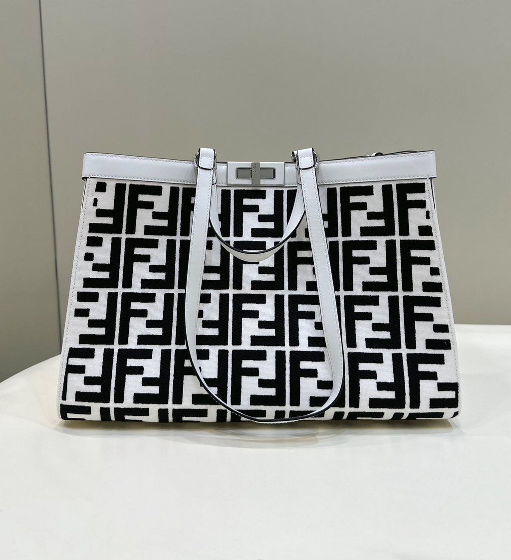 FENDI Peekaboo Tote Handbag