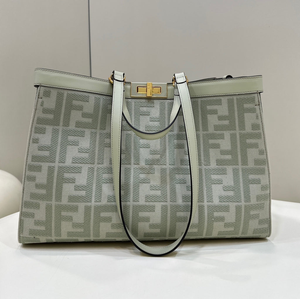 FENDI Peekaboo Tote Handbag