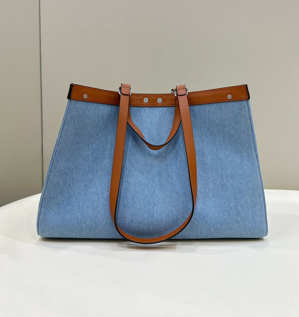FENDI Peekaboo Tote Handbag