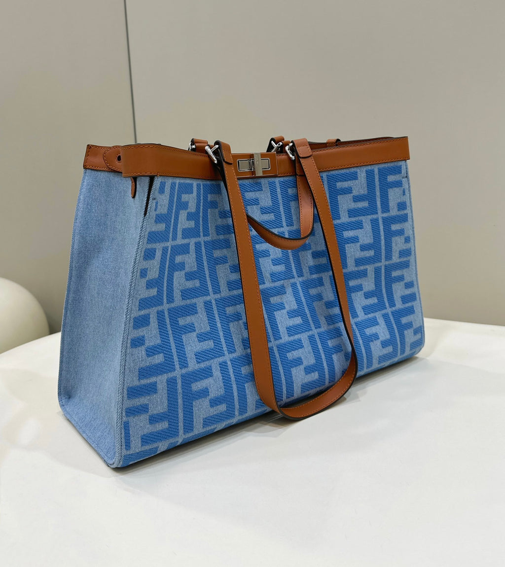 FENDI Peekaboo Tote Handbag