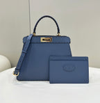 FENDI Peekaboo Medium Leather Handbag