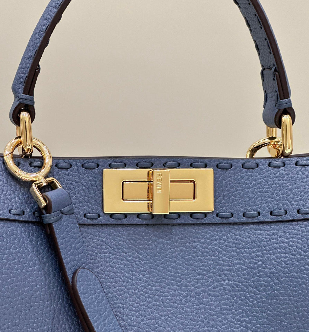 FENDI Peekaboo Medium Leather Handbag