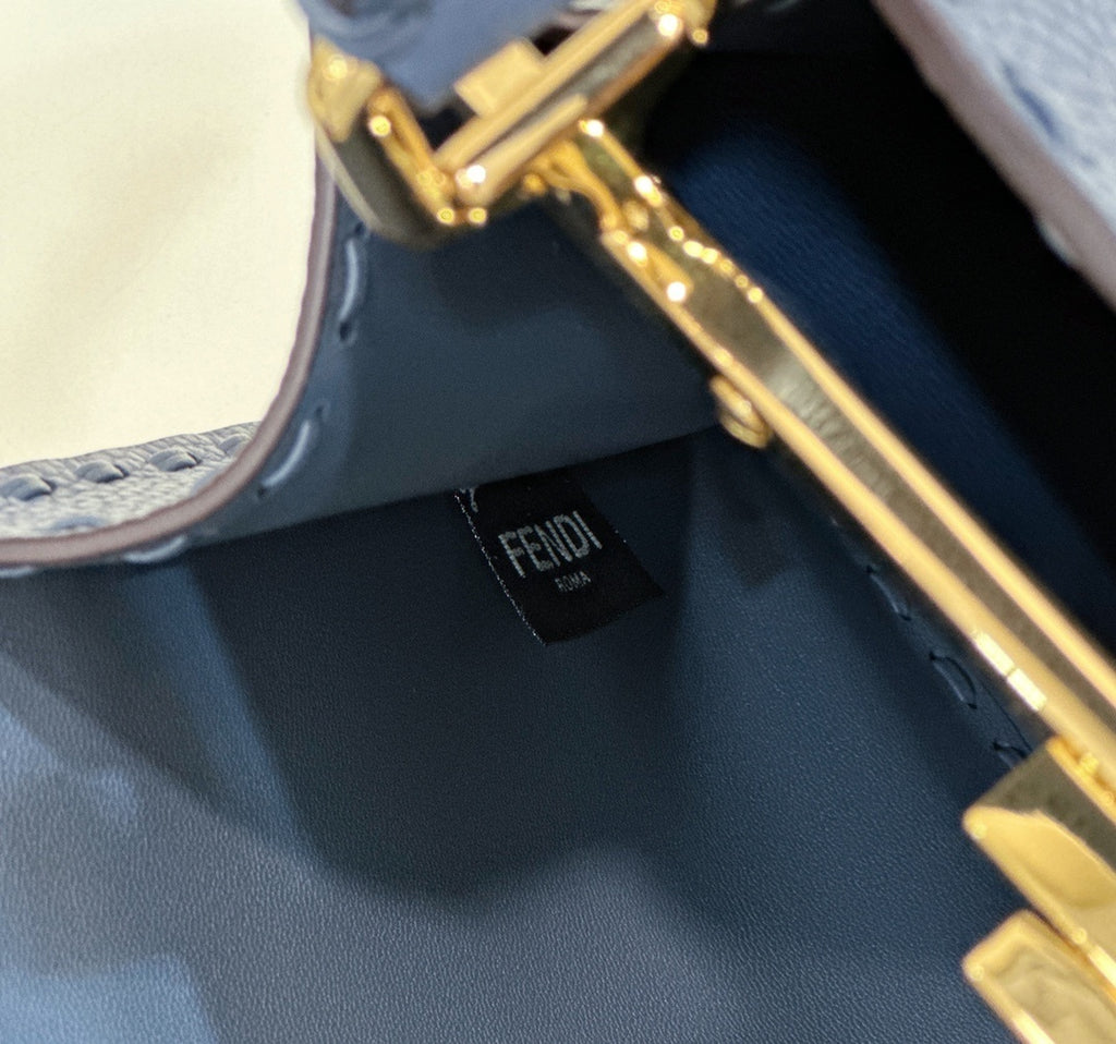 FENDI Peekaboo Medium Leather Handbag