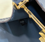 FENDI Peekaboo Medium Leather Handbag