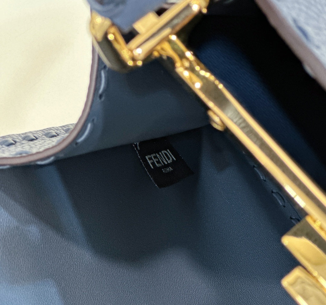 FENDI Peekaboo Medium Leather Handbag