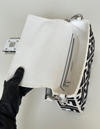 FENDI FF Embroidered Baguette Handbag