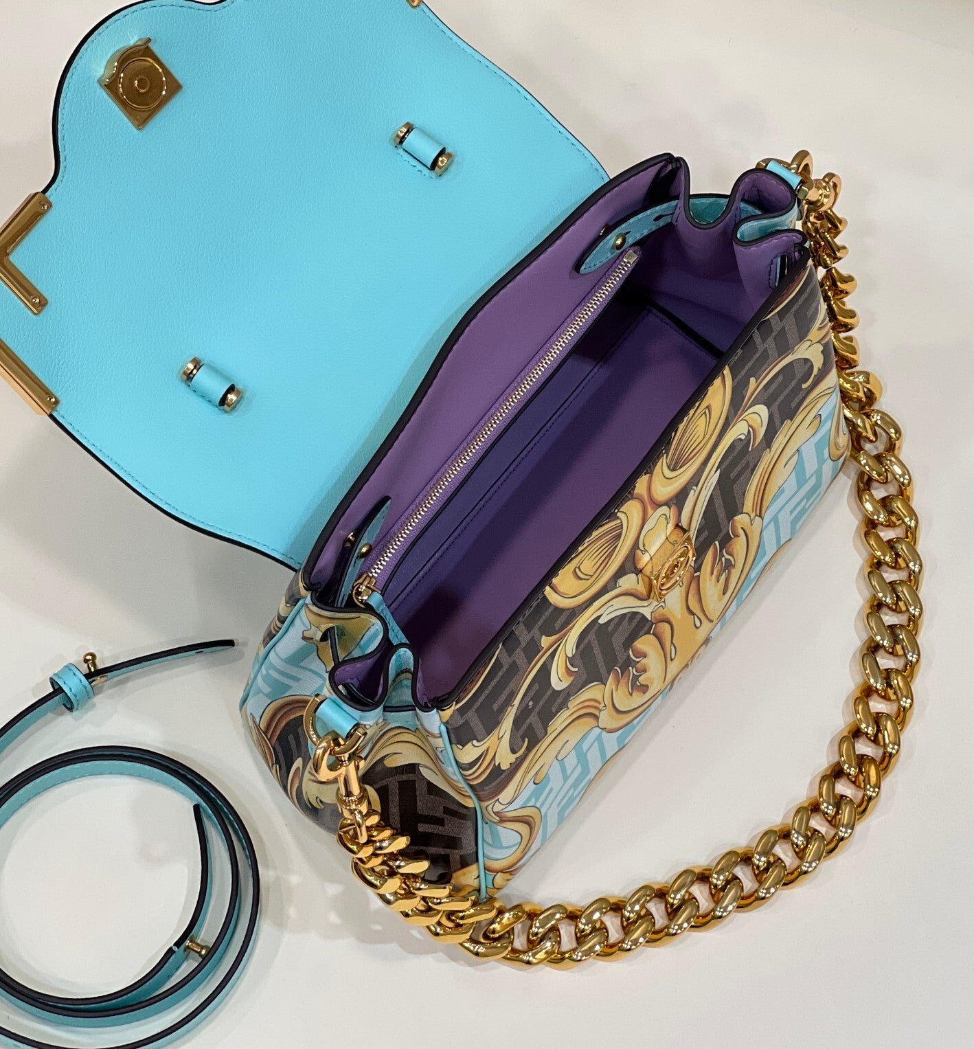 FENDI Peekaboo I See U Small Handbag