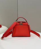 FENDI Peekaboo Classic Leather Handbag