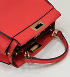 FENDI Peekaboo Classic Leather Handbag