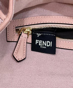 FENDI Baguette FF Embroidered Canvas Bag