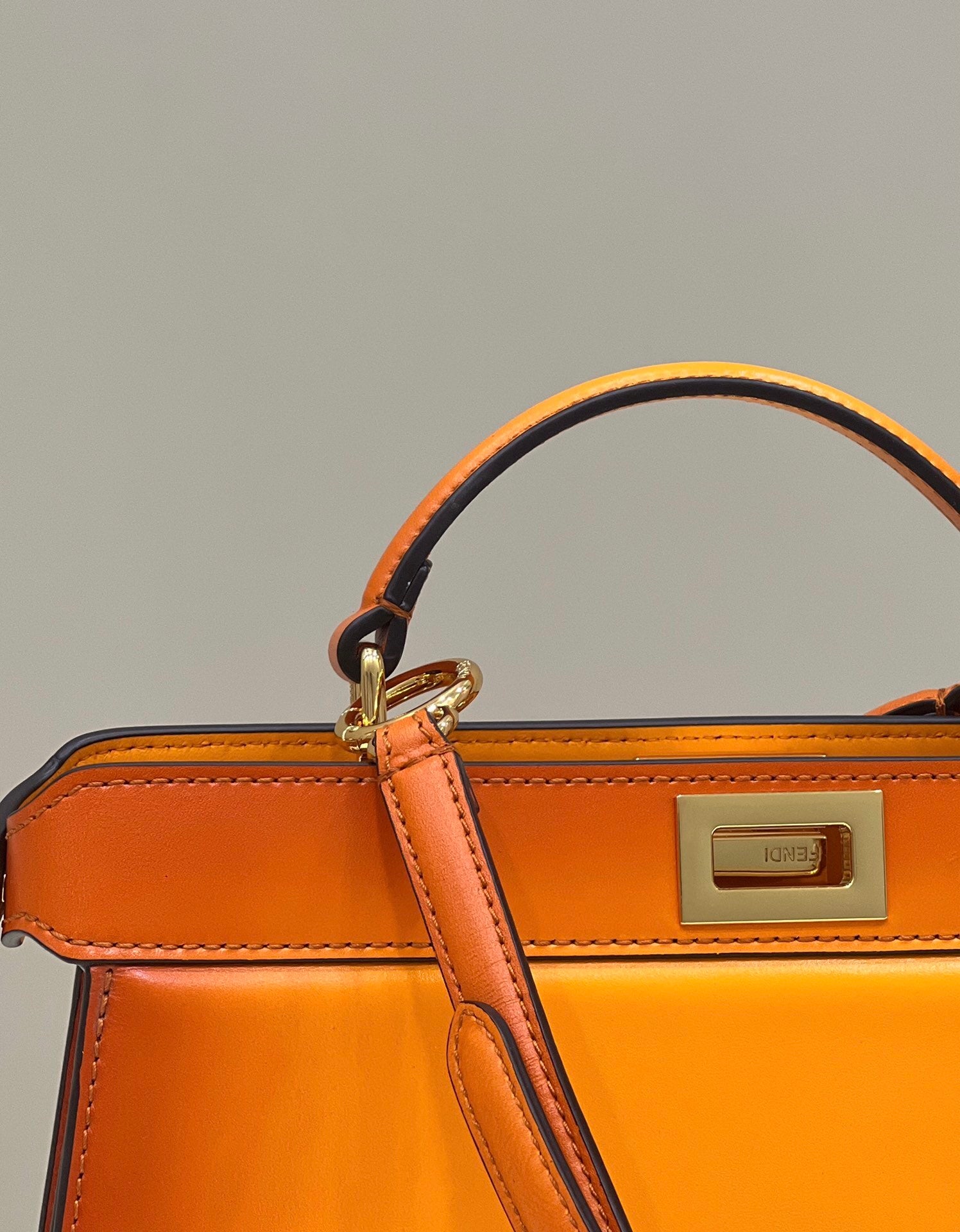 FENDI Peekaboo I See You Gradient Leather Bag