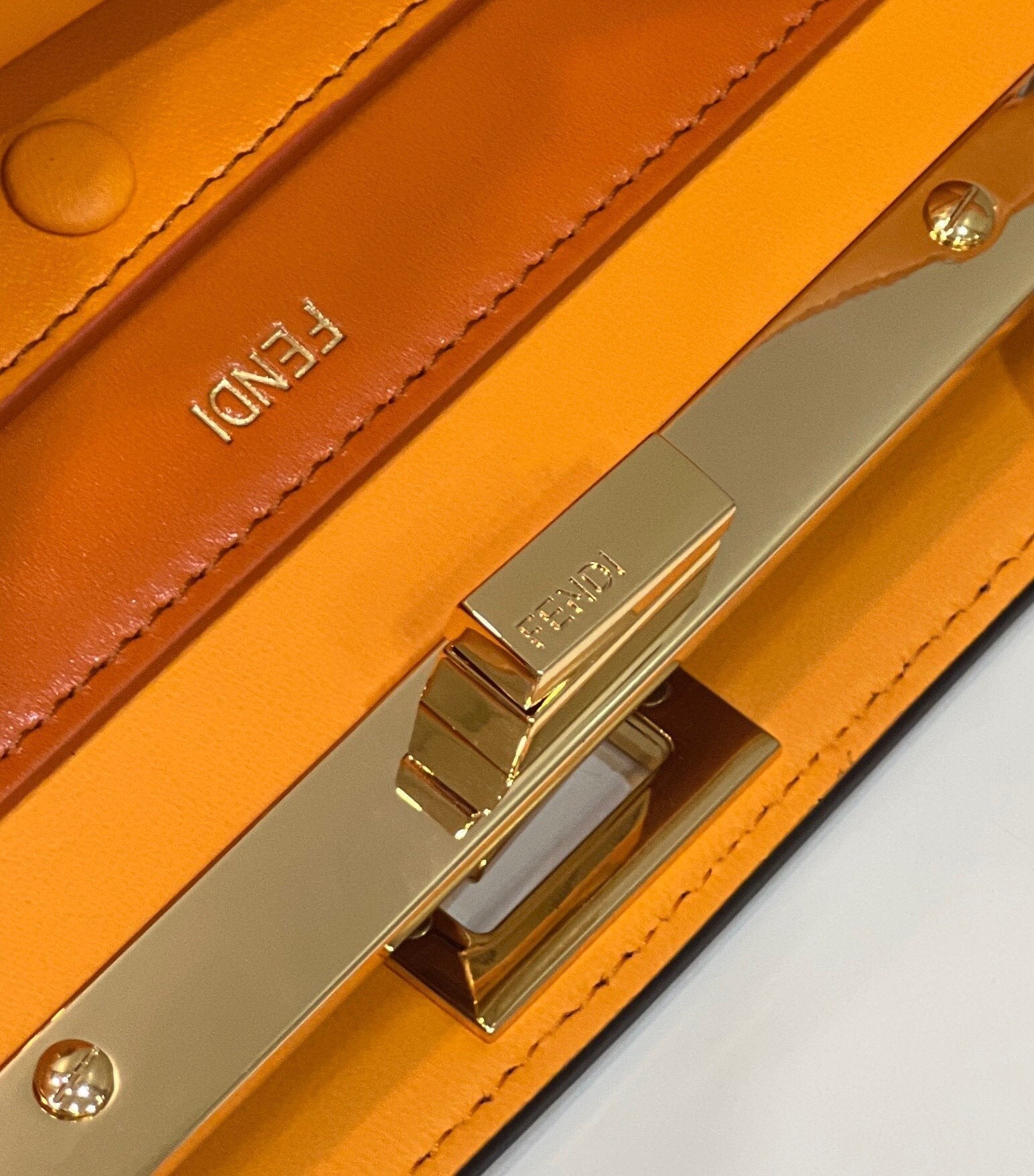 FENDI Peekaboo I See You Gradient Leather Bag