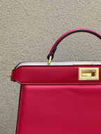 FENDI Peekaboo I See U Medium Leather Handbag
