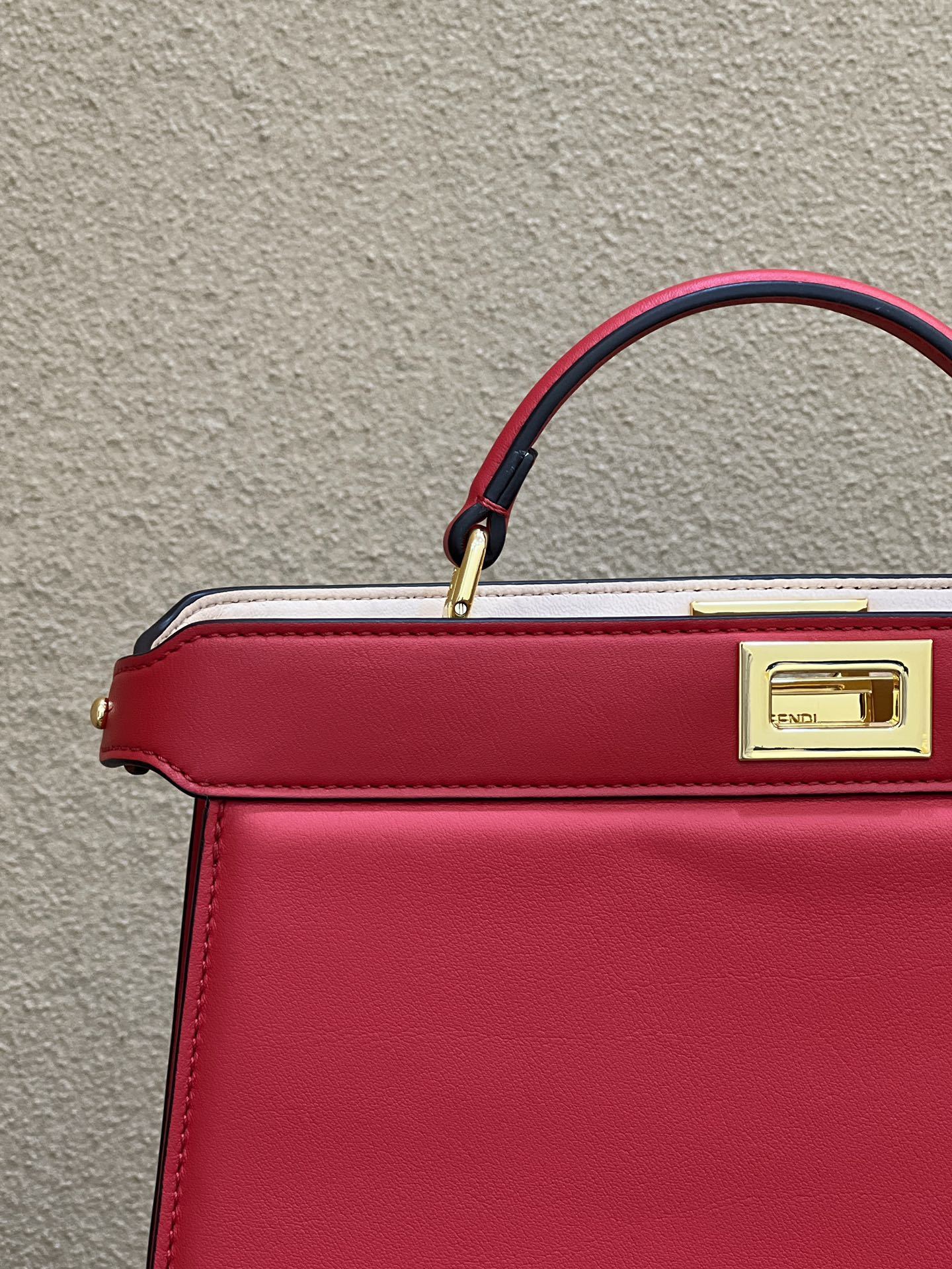 FENDI Peekaboo I See U Medium Leather Handbag