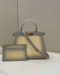 FENDI Peekaboo I See You Gradient Leather Handbag
