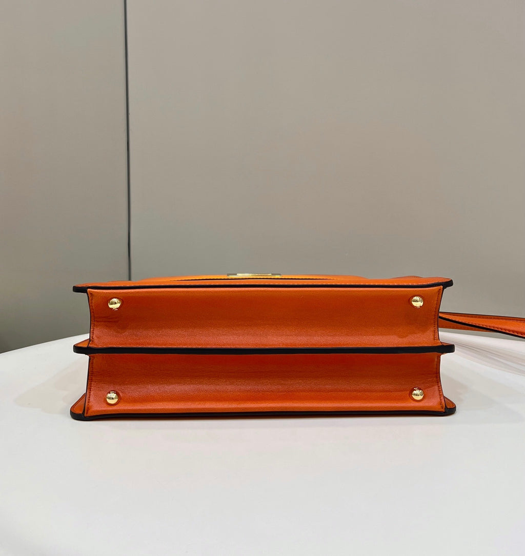 FENDI Peekaboo I See You Gradient Leather Handbag