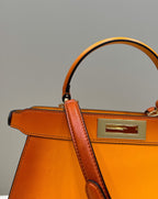 FENDI Peekaboo I See You Gradient Leather Handbag