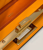 FENDI Peekaboo I See You Gradient Leather Handbag