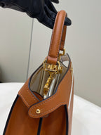 FENDI Peekaboo I See U Medium Leather Handbag