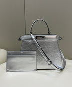 FENDI Peekaboo I See U Medium Leather Handbag