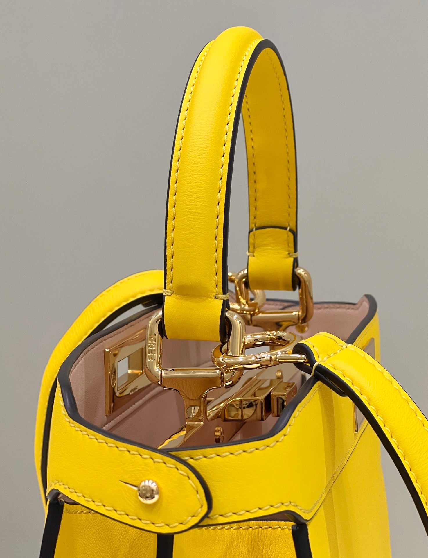 FENDI Peekaboo I See U Medium Leather Handbag