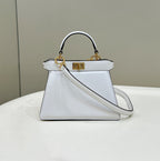 FENDI Peekaboo I See U Petite Leather Handbag