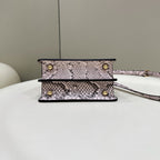 FENDI Peekaboo I See U Petite Snakeskin Bag