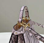 FENDI Peekaboo I See U Petite Snakeskin Bag