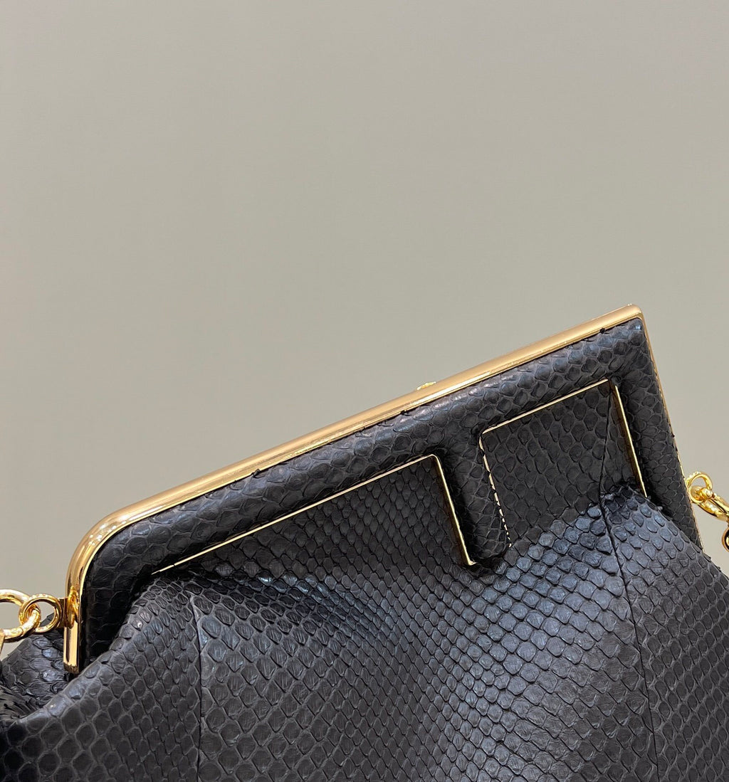 FENDI First Large Leather Handbag