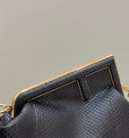 FENDI First Large Leather Handbag