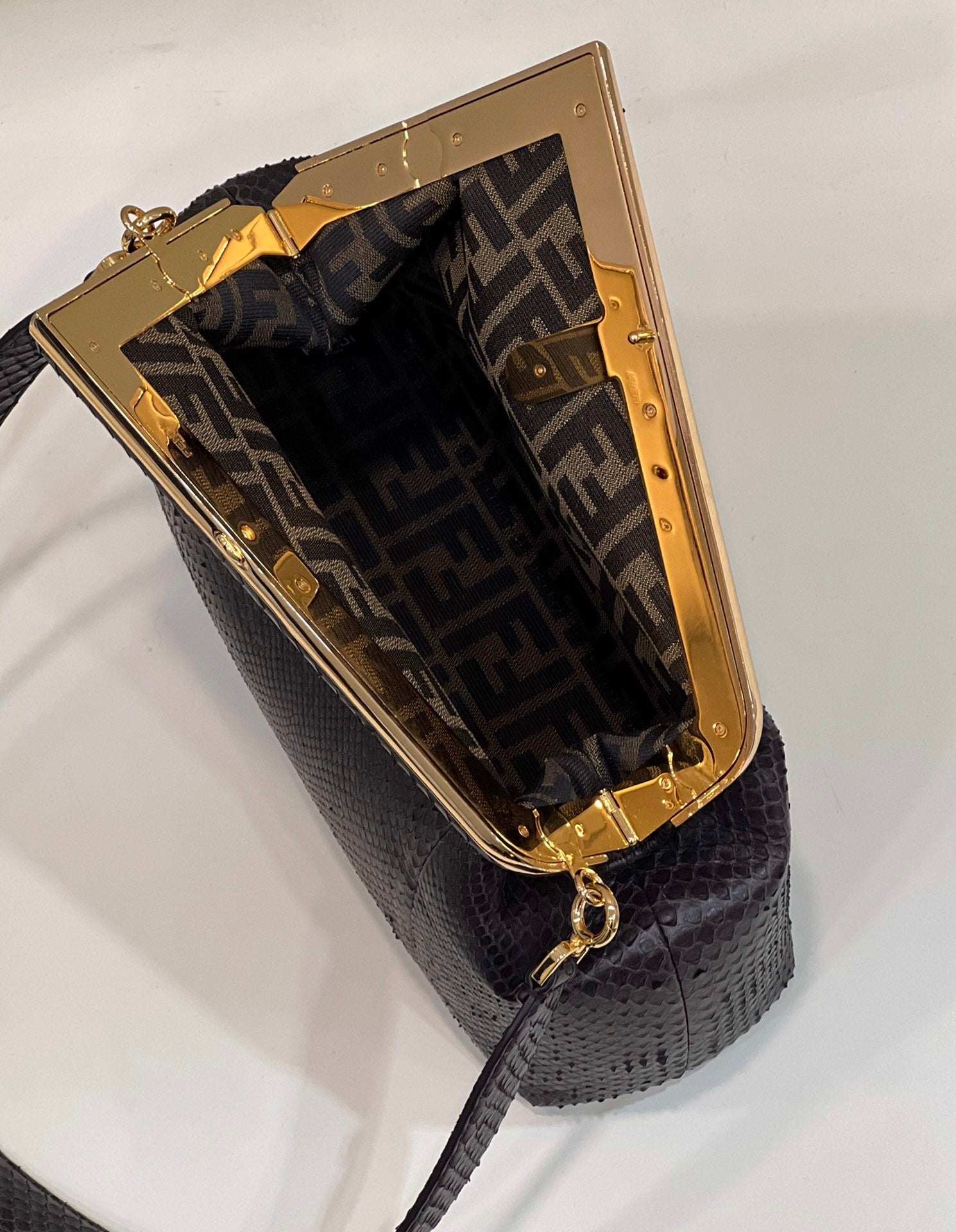 FENDI First Large Leather Handbag