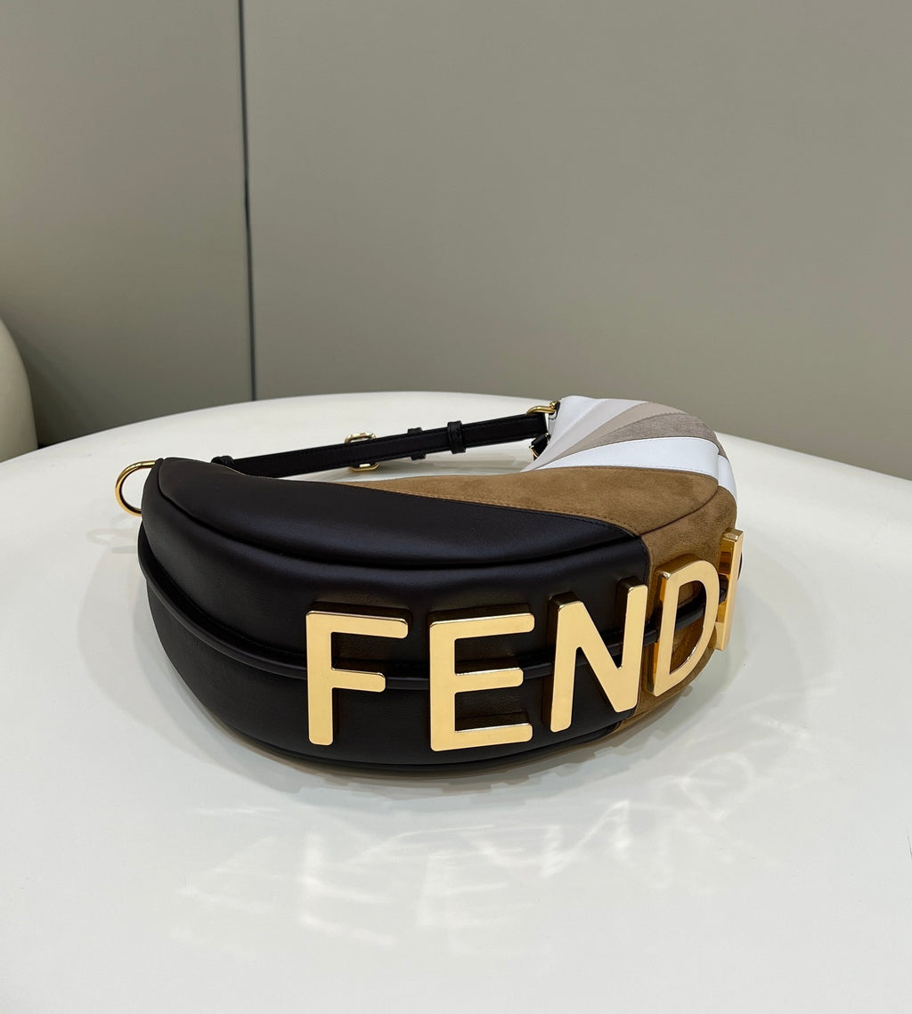 FENDI Fendigraphy Icon Shoulder Bag Medium