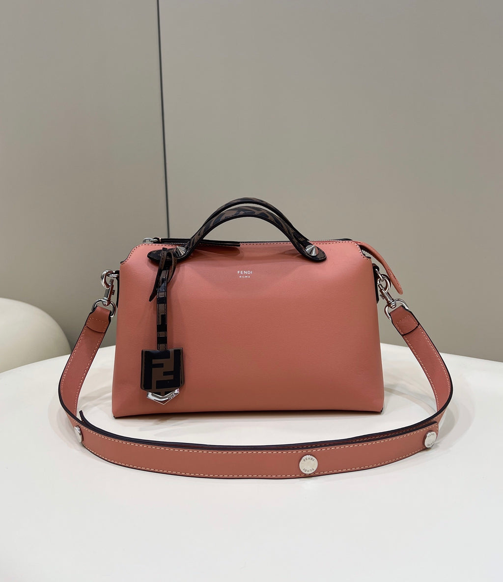FENDI Degradé Calfskin Boston Handbag