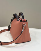FENDI Degradé Calfskin Boston Handbag