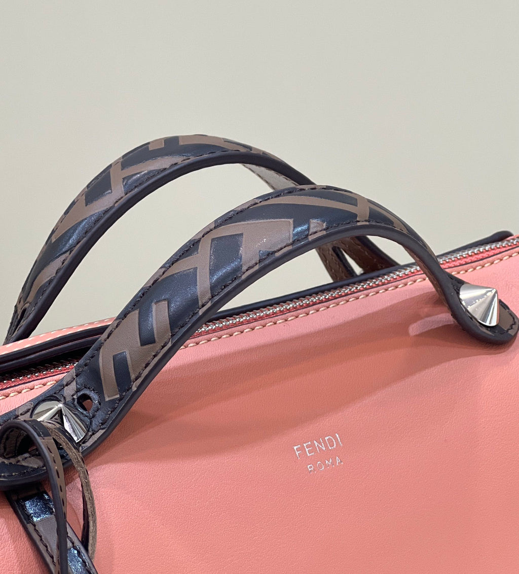 FENDI Degradé Calfskin Boston Handbag