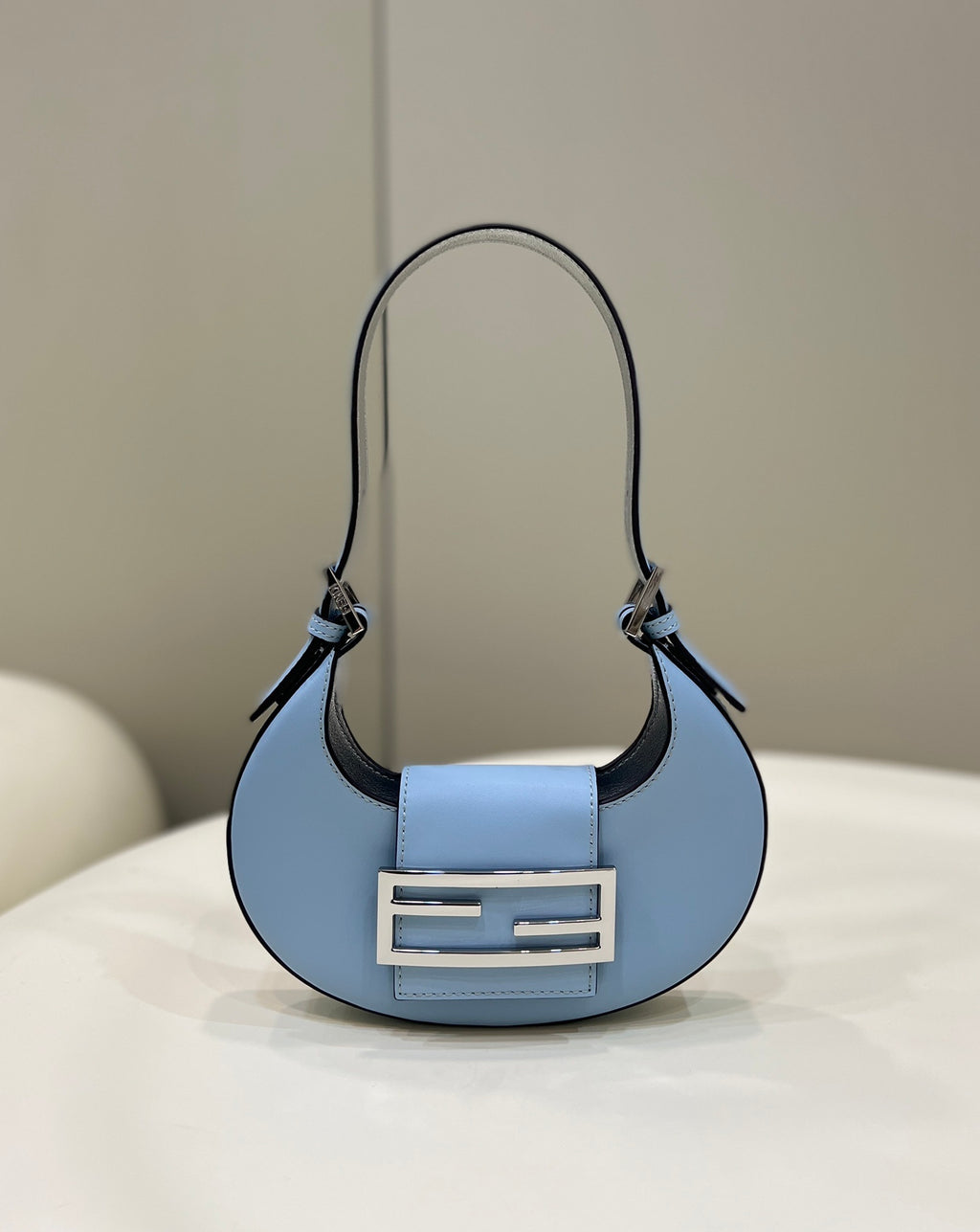 FENDI Mini Crescent Horn Bag