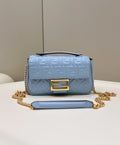 FENDI Embossed Baguette Bag