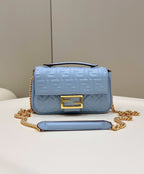 FENDI Embossed Baguette Bag