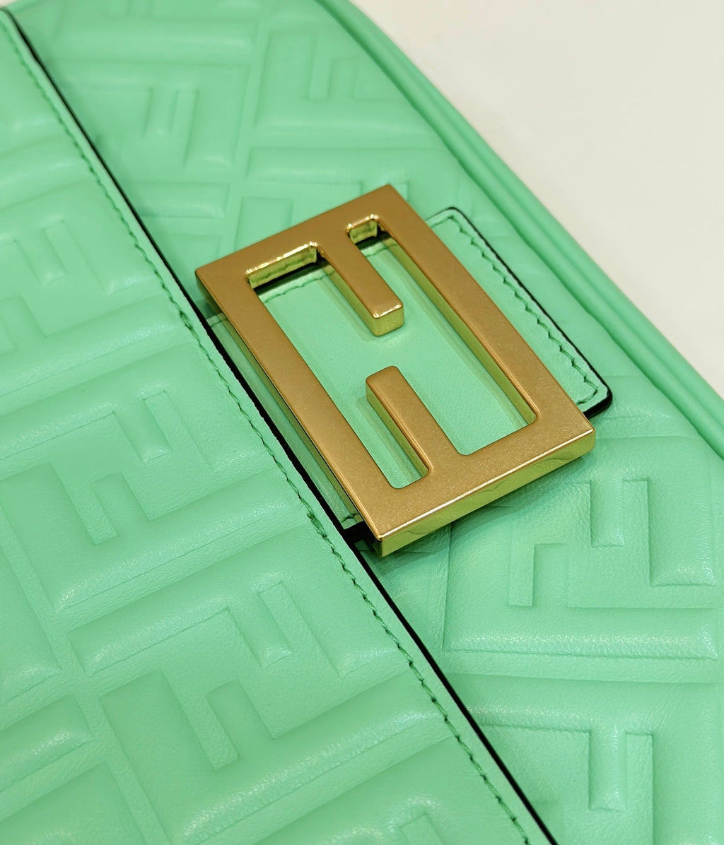 FENDI Embossed Baguette Bag