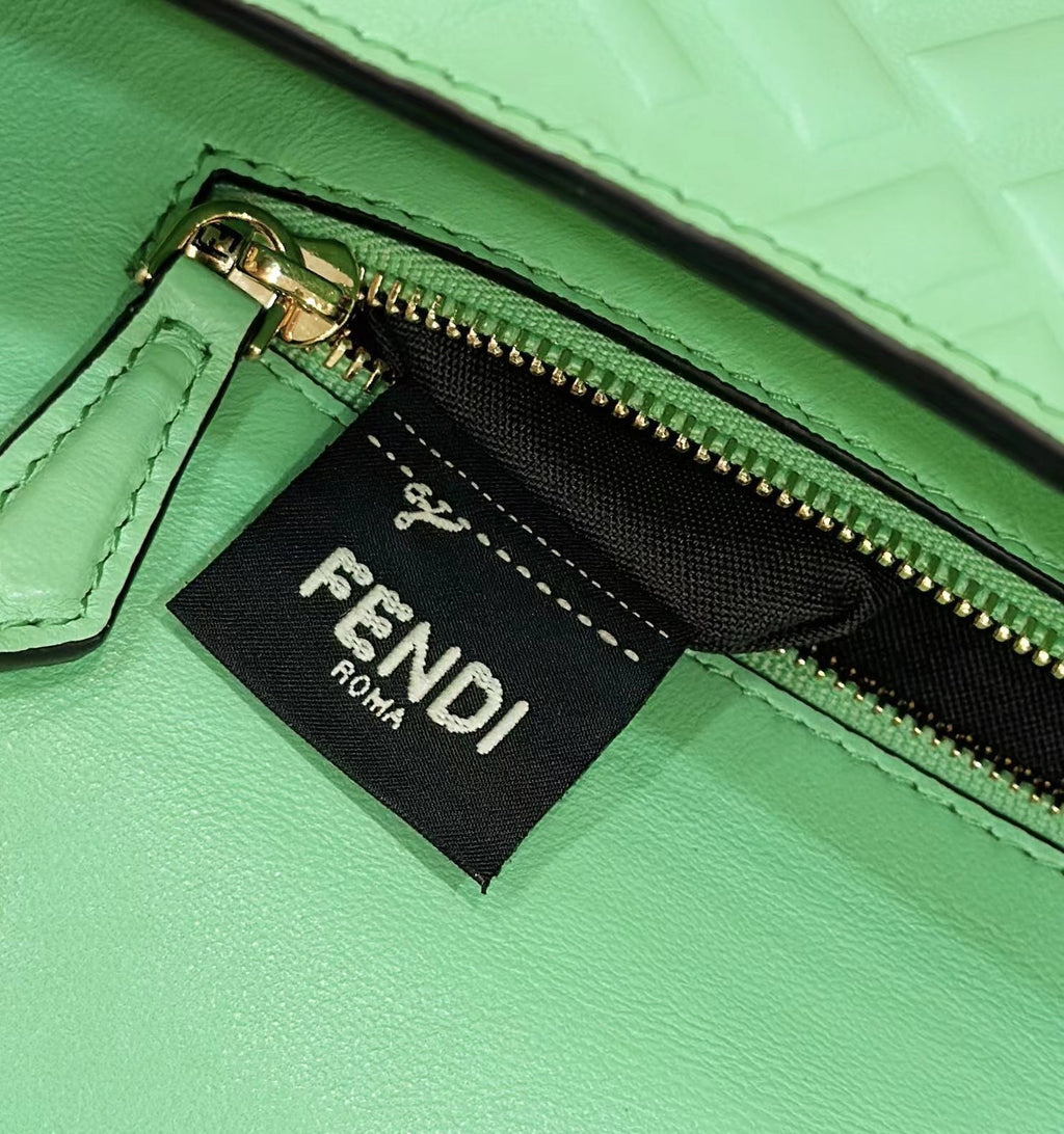 FENDI Embossed Baguette Bag