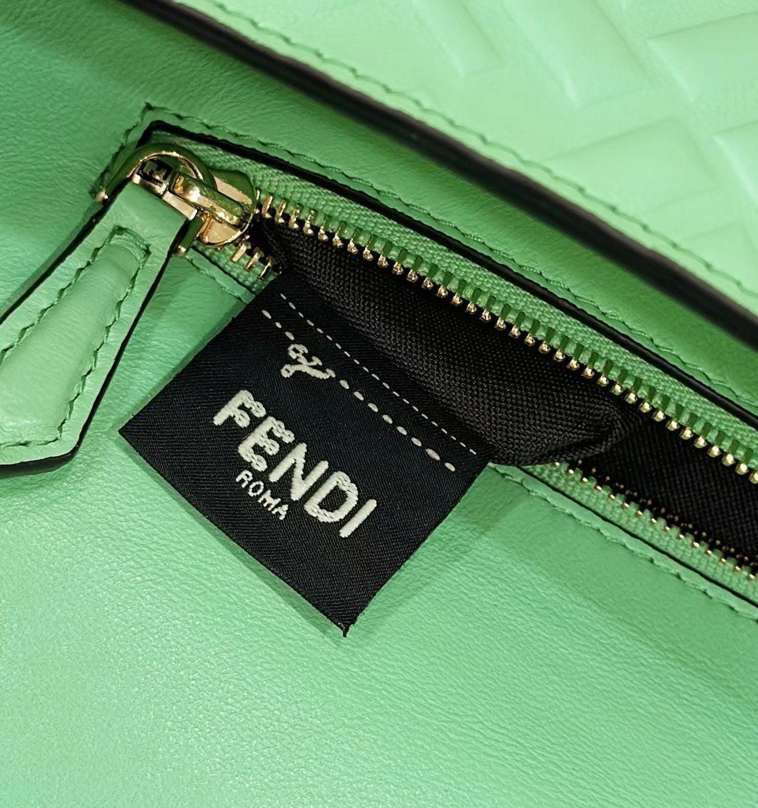 FENDI Embossed Baguette Bag