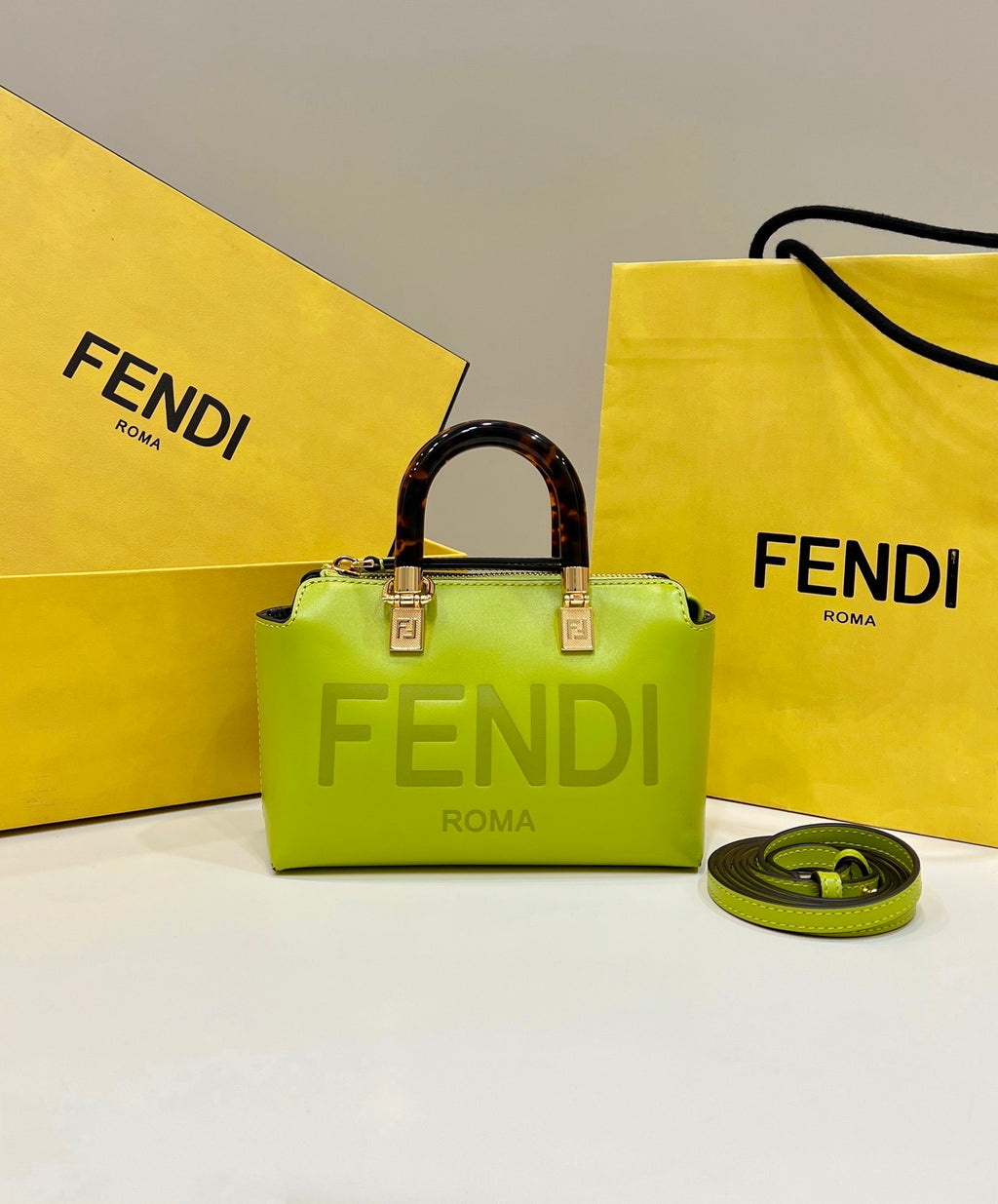 FENDI By The Way Mini Boston Handbag