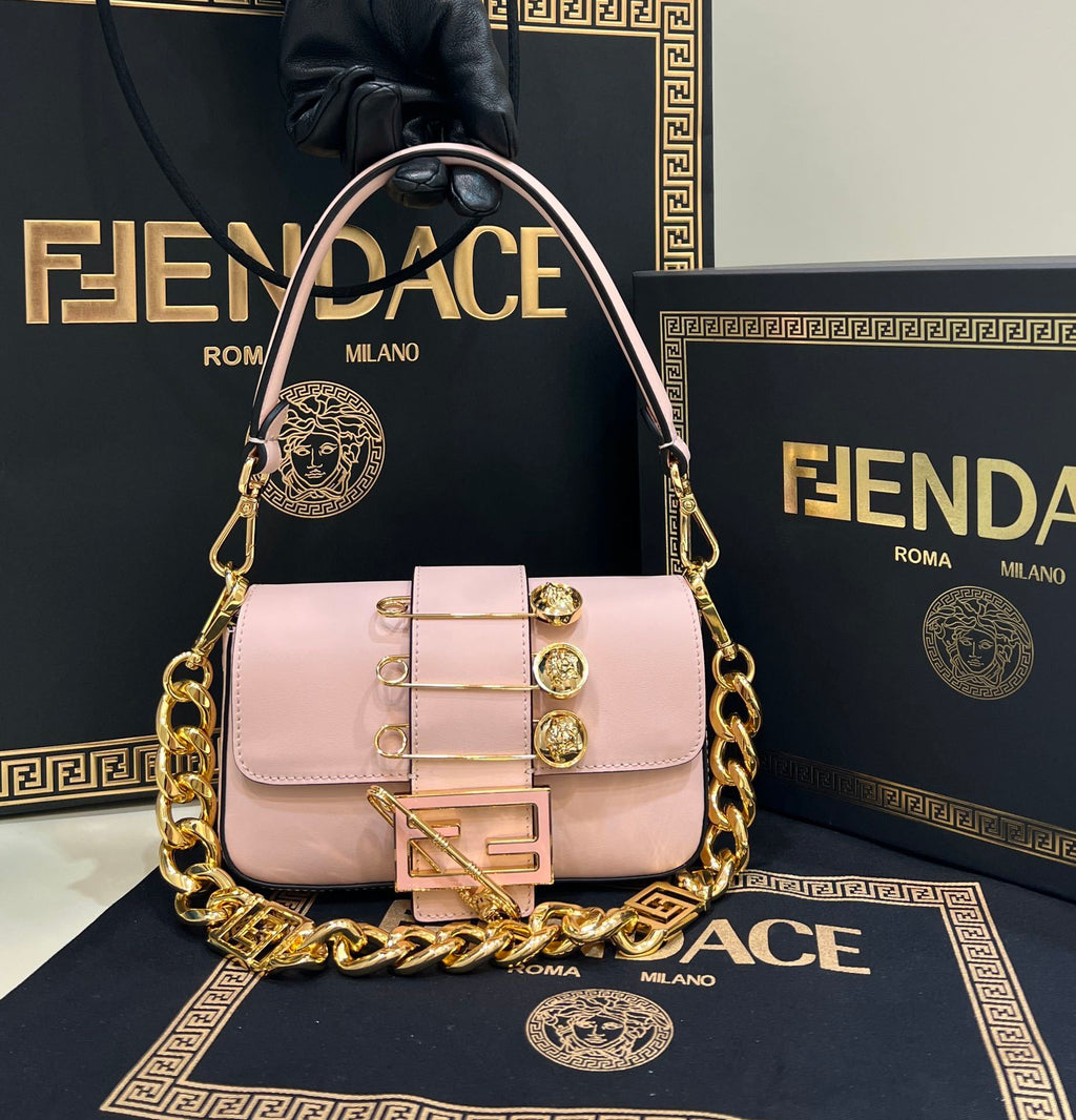 FENDI x Versace Interchangeable Mini Baguette