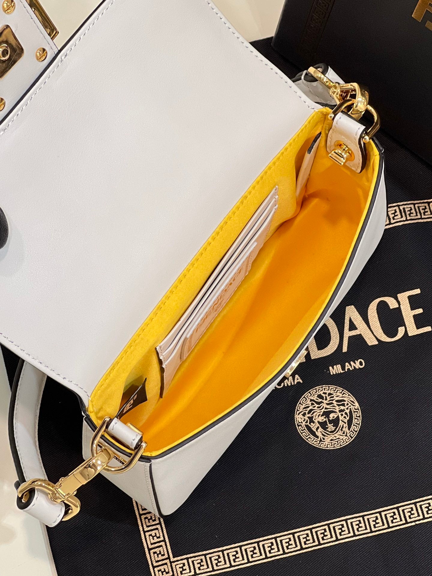 FENDI x Versace Interchangeable Mini Baguette