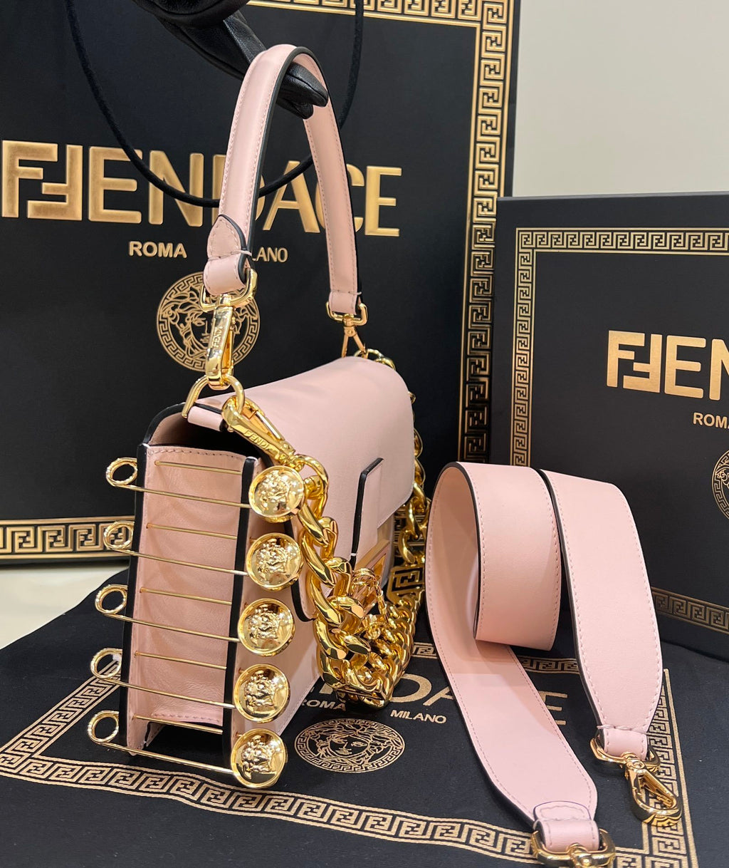 FENDI x Versace Interchangeable Baguette